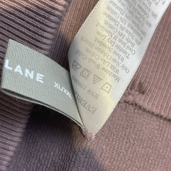 Everlane The Seamless Legging Ribbed Light Purple Size XL/XXL New - Picture 8 of 12